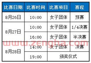 2022乒乓球赛程安排（2022乒乓球赛程时间表）