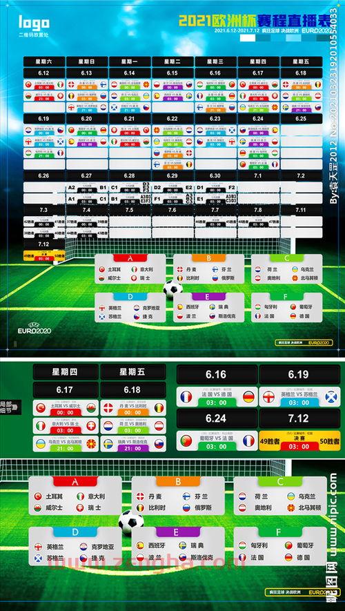 欧洲杯赛程2021赛程表荷兰对捷克比分