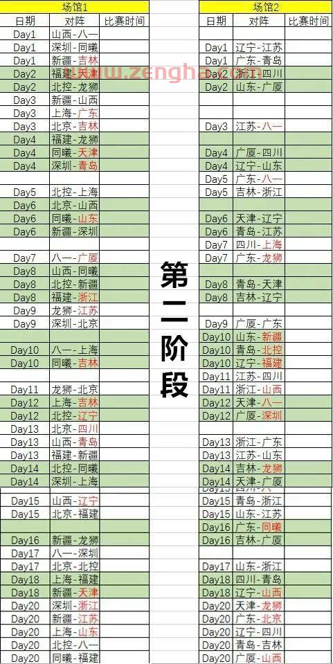 cba半决赛赛制时间表