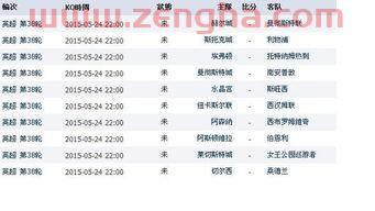 英超时间表2023
